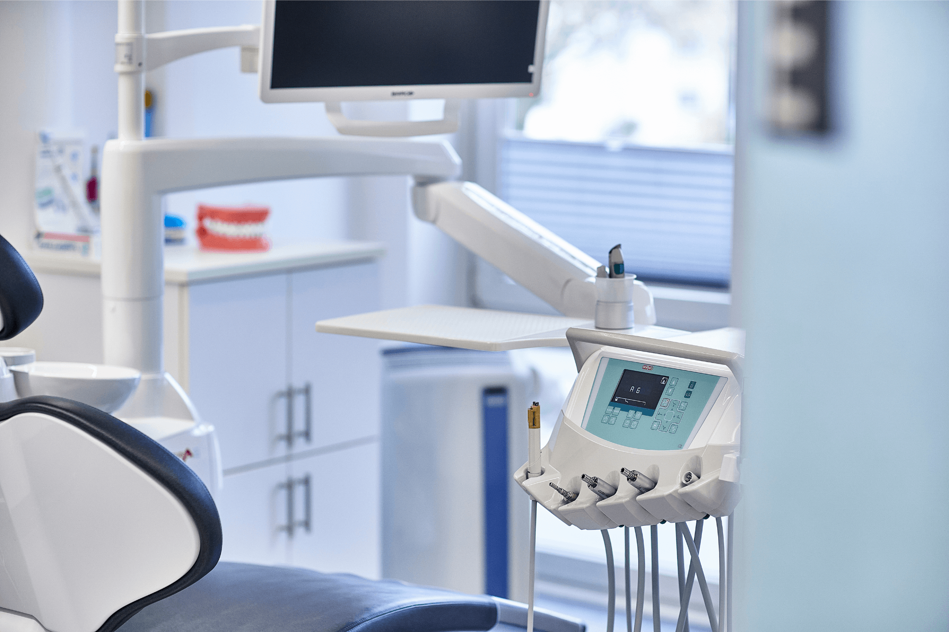 Behandlungszimmer von Quaree Dental in Hamburg